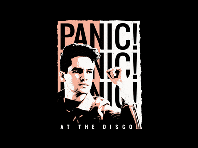 panic! propaganda art bandmerch design graphicdesign illustration panic at the disco poster