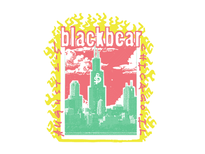 chicago bear art bandmerch blackbear graphicdesign illustration