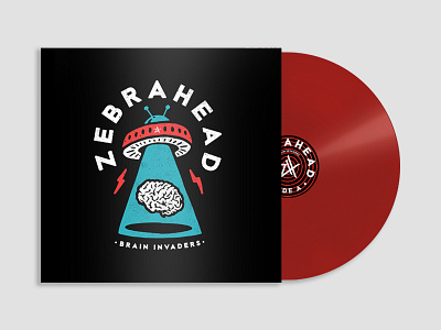Zebrahead - Brain Invaders album layout illustration