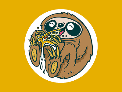 pizza sloth