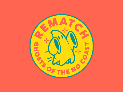 Ghosts of the no coast ghost illustration logo rematch