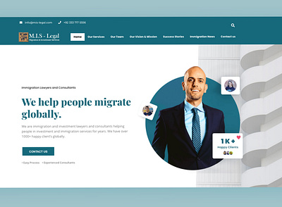 Immigration Lawyers Web Design creative design user experience user interface web web design