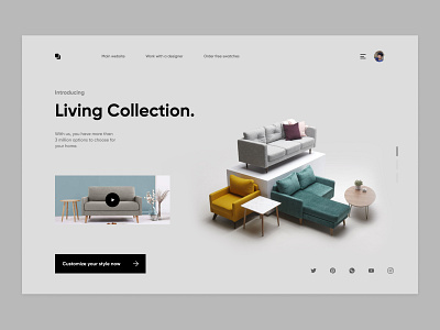 Furniture Niche Page Concept