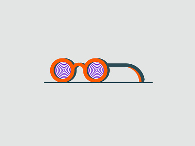 Vectober 2020 – Day 19 Dizzy design dizzy glasses illustration inktober inktober2020 kansas city spiral vectober vectober2020 vector