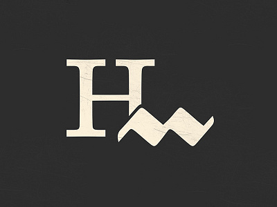Composer Monogram branding composer design h hm kansas city monogram music