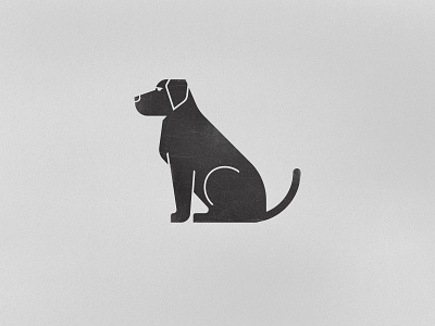 Man's Best Friend black design dog greyscale illustration kansas city labrador labrador retriever simple texture vector