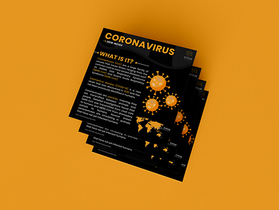 Corona-virus - Info-graphics - Stylus Technology coronavirus dark theme illustration infographics design nepal presentation template stylustechnology