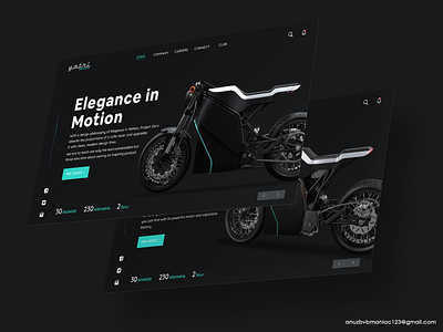 Yatri Motorcycle - Project Zero Website Redesign Concept 02