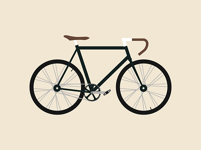 Fixie Illustration By Belle Epoque On Dribbble