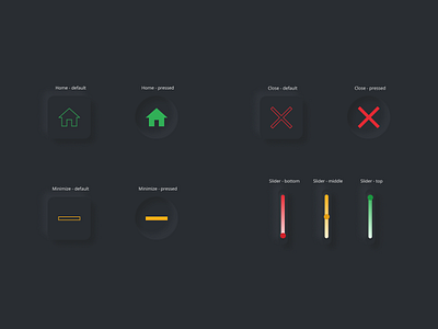 Black Neumorphism neumorphic neumorphic design neumorphism ui design