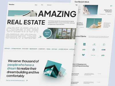 🏠 Wasabee - Real Estate Website Landing Page