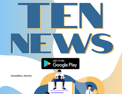 TEN News Instagram photo design illustration logo