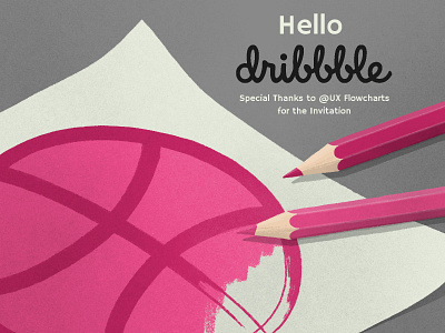 Hello Dribbble hello illustraion illustration illustration art