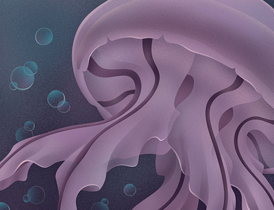 Jellyfish affinity designer art artwork digital digital art digital drawing digital illustration drawing illustration illustration art illustrator jellyfish ocean