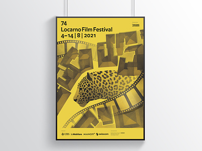 Poster for the 74th Locarno Film Festival art artwork festival poster film poster illustration illustration art illustrator poster poster design
