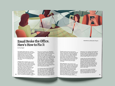 Email Overload artwork digital digital illustration editorial illustration illustration illustration art illustrator