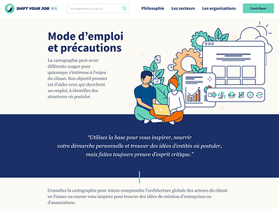 Shift Your Job Mode d'emploi illustration web