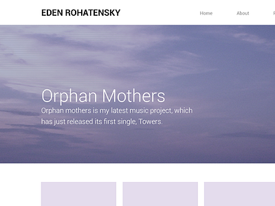 Personal Website orphan mothers personal purple website