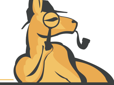 ISP Rejected Logo 1 detective investigate kangaroo logo