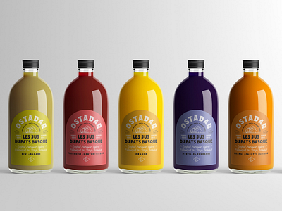 Ostadar Juices fruitjuice graphicdesign labeldesign packaging