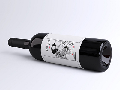 Tinta Beltza alcohol bask land design french wine graphic design irouleguy label design packaging wine label