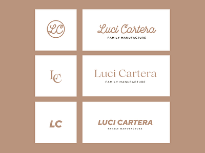 Luci Cartera logotype branding logo