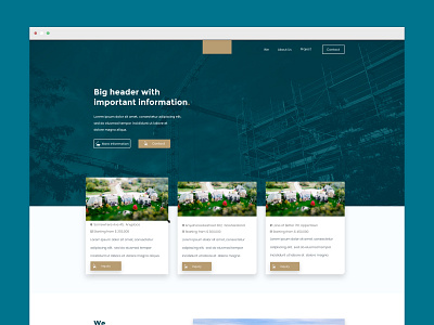 webdesign concept construction company