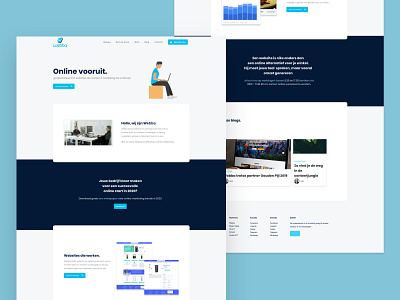 Redesign concept for web agency