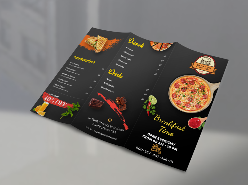 Tri-Fold brochure by Rokhsana Yesmin Borsha on Dribbble