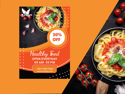 Food Flyer advert advertisement brochure design business flyer corporate corporate flyer design flyer