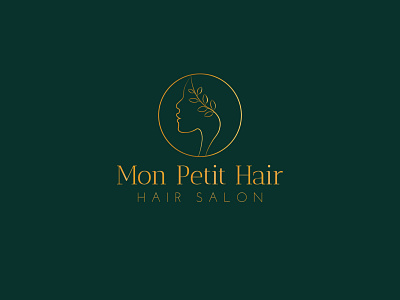 Mon Petit Hair - Logo Design for Hair salon branding design graphic design illustration logo typography vector