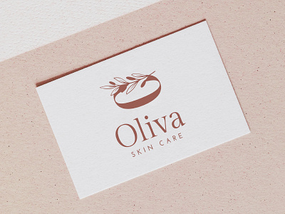 Oliva - Logo Design for Olive Based Skin Care Line branding design graphic design illustration logo typography vector