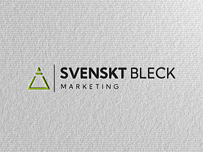 Logo Design for Marketing Agency - Svenskt Bleck branding design graphic design green logo illustration logo logo design marketing marketing agency marketing logo typography