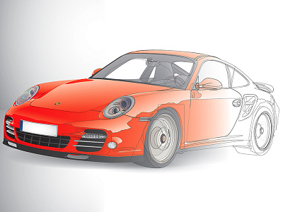 Skin to Bone car illustration vector