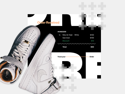 Daily UI Challenge—Receipt 017 daily ui dailyui design illustrator interface nike receipt shoes uiux vector xd