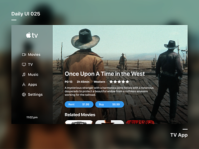 Daily UI Challenge—TV App