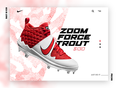 Daily UI Challenge—Pricing 030 baseball daily ui dailyui illustrator interface nike uiux vector web xd