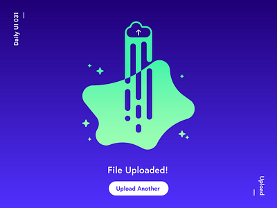 Daily UI Challenge—Upload 031 app color daily ui dailyui flat illustrator interface space uiux vector xd