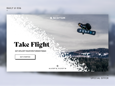 Daily UI Challenge—Special Offer 036 daily ui uiux