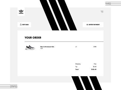 Daily UI 46—Invoice 046 adidas dailyui uiux webdesign xd