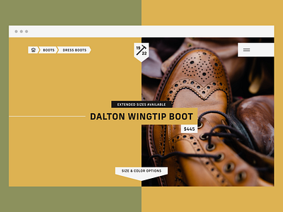 Daily UI 56 56 allen edmonds boots dailyui ui webdesign