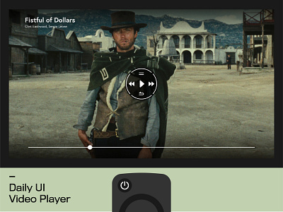 Daily UI 57—Video Player