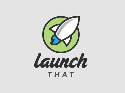 Logo Concept for Launch That branding launch logo rocket