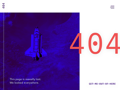 Daily UI 008 - 404 Page 404 brutalist dailyui