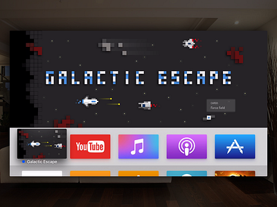 AppleTV top shelf image apple appletv game lego pixel art tv tvos