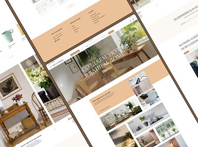 Home Decor design home decor minimalism serif ui ux webdesign