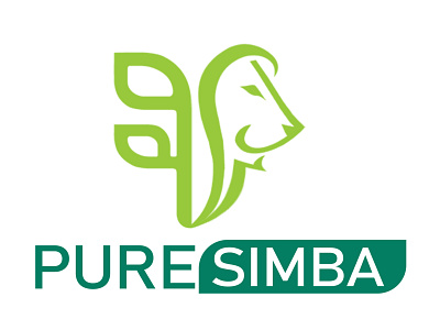 Pure Simba brand design design logo