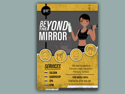 beyond the mirror brand design design graphic design