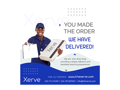 Xerve Order Delivery design graphic graphic design graphics typography