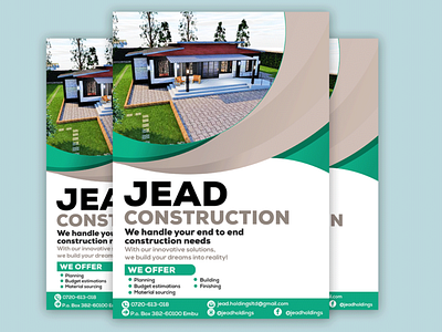 Jead Construction brand design branding design graphic graphic design graphics illustration logo typography ui